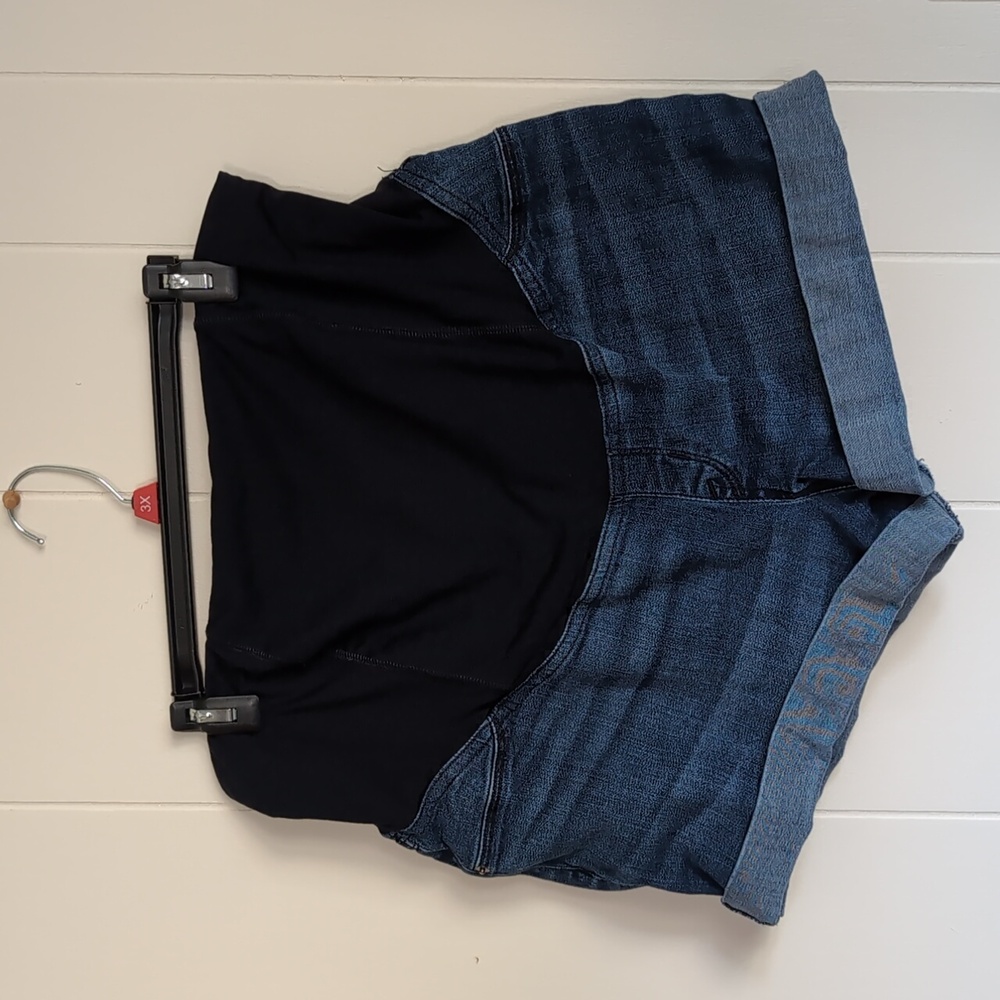 Isabel maternity jean shorts